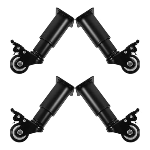 GALPADA 4Stücke Verstellbare Tischbeine mit Möbelbeine Metall für Schrank Sofa und Couchtisch Höhe bis Stabil und Einfach zu Montieren von GALPADA