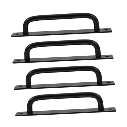 GALPADA 4er Set Teiliges Schwarze Aluminium Türgriffe Schlankes Design Ergonomisch Geformt Einfache Oberflächenmontage für Moderne Schiebetüren Scheunentore und Außentore GALPADA 4er Set Teiliges Schwarze Aluminium Türgriffe Schlankes Design Ergonomisch Geformt Einfache Oberflächenmontage für Moderne Schiebetüren Scheunentore und Außentore von GALPADA
