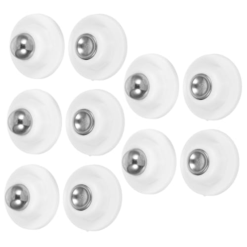 GALPADA 5 Sätze Türstopper Anti-Kollisions-Türverschluss Silikonmagnet -Türstopp Anti-Kollisions-Türhalter doppelseitiger Klebstoff Stopper Türstopp mit magnetischem Fang C Weiß von GALPADA