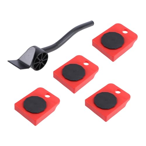 GALPADA 5 Stück Mobiler Möbelheber mit Hebel und Schwerlast Transportroller für Sofas Tische Betten Kühlschränke rutschfeste Möbelgleiter für Haus und Büro GALPADA 5 Stück Mobiler Möbelheber mit Hebel und Schwerlast Transportroller für Sofas Tische Betten Kühlschränke rutschfeste Möbelgleiter für Haus und Büro von GALPADA