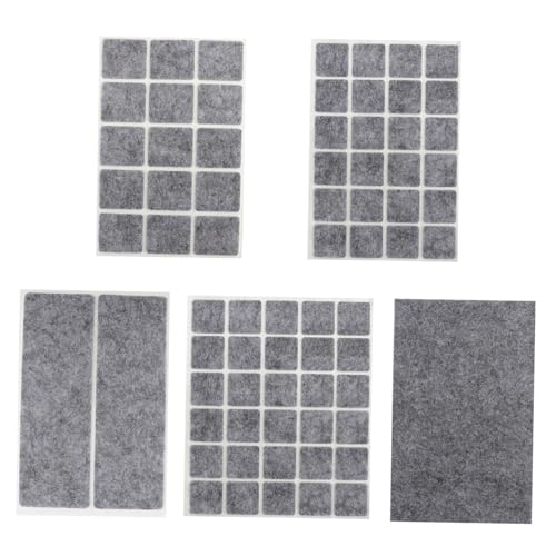 GALPADA 5 Stück Rutsch Möbel Füße Pads Teiliges Möbel Bodenschoner Stuhlbein Schutzmatten für Holz Fliesen Parkett Geräuschdämpfend Langlebig für Schlafzimmer und Wohnzimmer von GALPADA