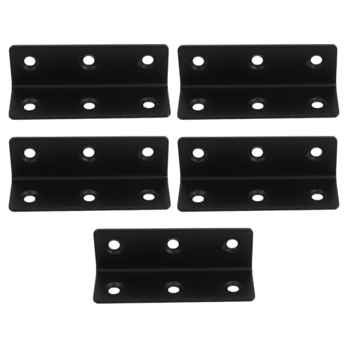 GALPADA 5 Stück Teiliges Edelstahl Winkelverbinder Schwerlast Eckwinkel mit Verlängerter Auflagefläche für Möbel Regal Gartenbed Befestigung Rostfrei Stabile Halterung GALPADA 5 Stück Teiliges Edelstahl Winkelverbinder Schwerlast Eckwinkel mit Verlängerter Auflagefläche für Möbel Regal Gartenbed Befestigung Rostfrei Stabile Halterung von GALPADA