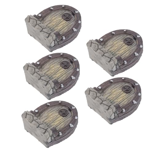 GALPADA 5 Stück Teiliges Miniatur Garten türen aus Resin Realistische Märchentür Deko für Garten Bonsai Mikro landschaften und Miniaturgärten Braun Wetterfest Vielseitig Einsetzbar GALPADA 5 Stück Teiliges Miniatur Garten türen aus Resin Realistische Märchentür Deko für Garten Bonsai Mikro landschaften und Miniaturgärten Braun Wetterfest Vielseitig Einsetzbar von GALPADA