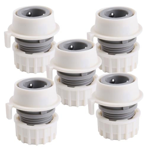 GALPADA 5 Stück Teiliges Wasserhahn zu Schlauch Adapter Schnellanschluss für Waschmaschinen Hochwertiger Hohe Druckfestigkeit und Verschleißbeständigkeit Einfache Installation und Sichere von GALPADA
