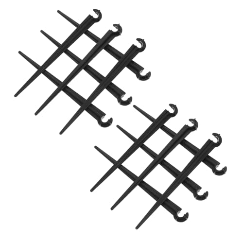 GALPADA 50 Stück Bewässerungshalterung Tropfbewässerung Erdspieße Abs Pflanzstäbe für Garten Gewächshaus und Ackerbau Robust und Vielseitig Einsetzbar von GALPADA