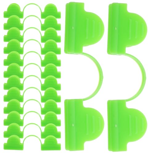 GALPADA 50 Stück Kunststoff Gewächshaus Clips Winddicht Doppelköpfige Fixierklammern für Garten und Gewächshaus Folienbefestigung Robust und Wetterfest GALPADA 50 Stück Kunststoff Gewächshaus Clips Winddicht Doppelköpfige Fixierklammern für Garten und Gewächshaus Folienbefestigung Robust und Wetterfest von GALPADA