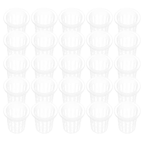 GALPADA 50 Stück Netzbecher für Hydroponik Slotted Pflanzentöpfe für Garten für Pflanzenzucht und Anzucht von Kräutern GALPADA 50 Stück Netzbecher für Hydroponik Slotted Pflanzentöpfe für Garten für Pflanzenzucht und Anzucht von Kräutern von GALPADA