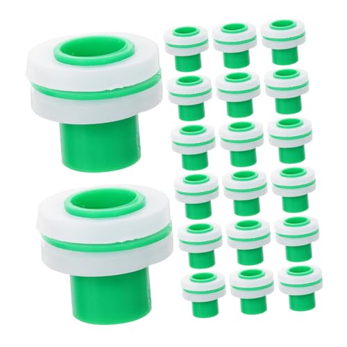 GALPADA 50 Stück Teiliges aus Auslaufsicheren Dichtungsringen für Wasserhahn Dreieckventil Dichtung für Garten Dusche und Schlauch Grün Einfache von GALPADA