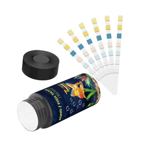 GALPADA 50 Stück Wasserteststreifen Wasserqualitätstest für Aquarium Fischteich Pool Schnell Präzise Test Kit Ph Chlor Gesamthärte Alkalität Nitrat Nitrit GALPADA 50 Stück Wasserteststreifen Wasserqualitätstest für Aquarium Fischteich Pool Schnell Präzise Test Kit Ph Chlor Gesamthärte Alkalität Nitrat Nitrit von GALPADA