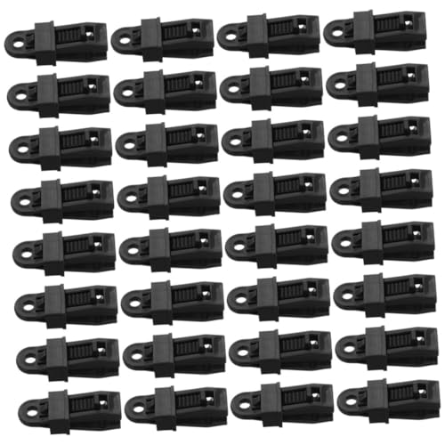 GALPADA 50 Stück Zeltklammern mit Verzahntem Windschutz Robuste Planenspanner für Outdoor Camping Abnehmbare Markisenhaken Multifunktionale Befestigungsklammern für Zeltplanen und von GALPADA