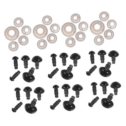 GALPADA 500stücke Häkelaugen Aus Kunststoff Für Spielzeug Tieraugen Zum Basteln Mit Unterlegscheiben Für Puppen Bären Und Stofftiere Sicherheitsaugen Für Puppenhandwerk GALPADA 500stücke Häkelaugen Aus Kunststoff Für Spielzeug Tieraugen Zum Basteln Mit Unterlegscheiben Für Puppen Bären Und Stofftiere Sicherheitsaugen Für Puppenhandwerk von GALPADA