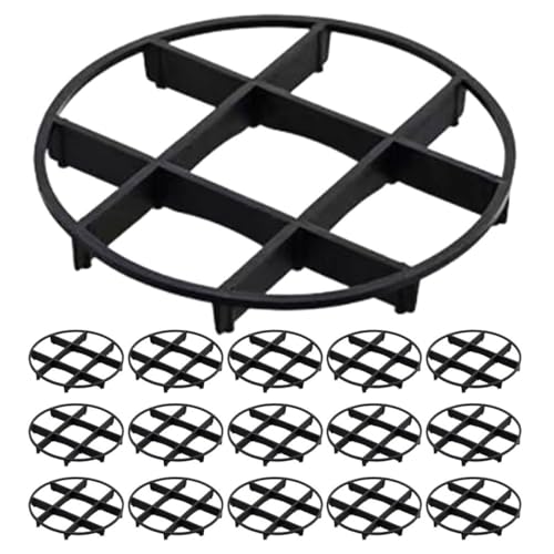 GALPADA 50Stücke Blumentopf Halter für Drainage Pflanzenfüße mit Belüftetem Design rutschfeste Untersetzer für Innen und Außenbereich zur Vermeidung von Wurzelfäule von GALPADA