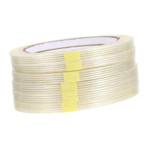 GALPADA 6 Rollen Transparentes Faserverstärktes Klebeband Breit Reißfest Wasserfest Stark Haftend Vielseitig Einsetzbar für Verpackung und Isolierung Langlebiges Profi-packband GALPADA 6 Rollen Transparentes Faserverstärktes Klebeband Breit Reißfest Wasserfest Stark Haftend Vielseitig Einsetzbar für Verpackung und Isolierung Langlebiges Profi-packband von GALPADA