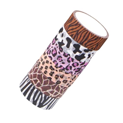 GALPADA 6 Rollen Washi Tape mit Tiermustern Scrapbook Klebeband für DIY Basteln Dekoratives Selbstklebendes Masking Tape für Notizbücher Geschenkverpackung Tagebücher Vielseitig Nutzbar GALPADA 6 Rollen Washi Tape mit Tiermustern Scrapbook Klebeband für DIY Basteln Dekoratives Selbstklebendes Masking Tape für Notizbücher Geschenkverpackung Tagebücher Vielseitig Nutzbar von GALPADA