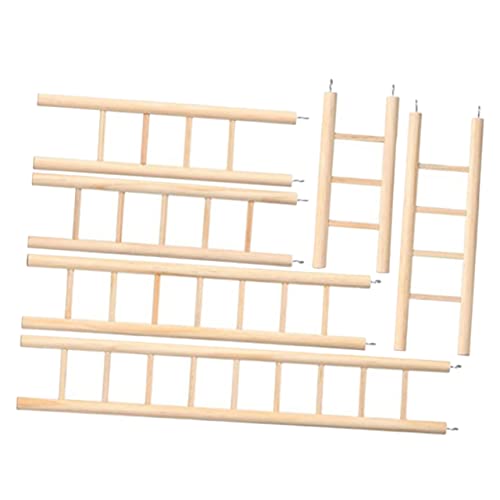 GALPADA 6 Stück Papageien Kletterleiter aus Holz Teiliges für Wellensittiche Nymphensittiche und Andere Vögel Fördert Bewegung und Mentalstimuli Sicher und Robust für Haustiere GALPADA 6 Stück Papageien Kletterleiter aus Holz Teiliges für Wellensittiche Nymphensittiche und Andere Vögel Fördert Bewegung und Mentalstimuli Sicher und Robust für Haustiere von GALPADA