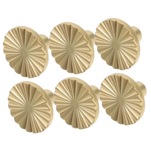 GALPADA 6 Stück Runde Möbelknöpfe Goldfarbene Schrankgriffe für Küchen Kleiderschränke Einfache Montage Vielseitig Einsetzbare Dekorative Schubladenknöpfe mit Elegantem Retro design GALPADA 6 Stück Runde Möbelknöpfe Goldfarbene Schrankgriffe für Küchen Kleiderschränke Einfache Montage Vielseitig Einsetzbare Dekorative Schubladenknöpfe mit Elegantem Retro design von GALPADA