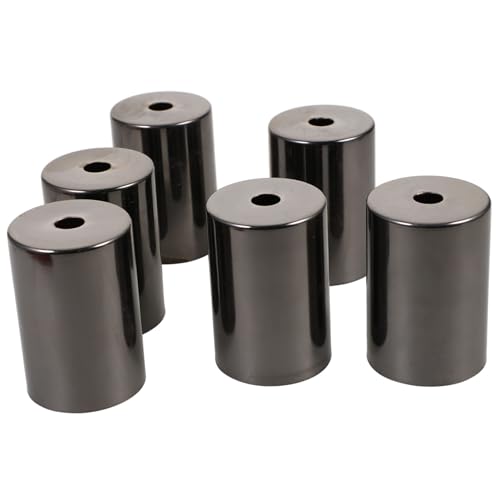 GALPADA 6 Stück Teiliges Metall Lampenfuß Lampendekorations für Tischlampen Vintage Pendelleuchte DIY Lampenhalter Ersatz Zubehör in Perlschwarz GALPADA 6 Stück Teiliges Metall Lampenfuß Lampendekorations für Tischlampen Vintage Pendelleuchte DIY Lampenhalter Ersatz Zubehör in Perlschwarz von GALPADA