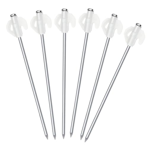 GALPADA 6 Stück Teiliges Robuste Zeltheringe aus Hochwertigem Metall Sturmsichere Bodenanker für Campingzelte Geeignet für Weichen Harten Boden und Praktischer Kompakter Outdoor GALPADA 6 Stück Teiliges Robuste Zeltheringe aus Hochwertigem Metall Sturmsichere Bodenanker für Campingzelte Geeignet für Weichen Harten Boden und Praktischer Kompakter Outdoor von GALPADA