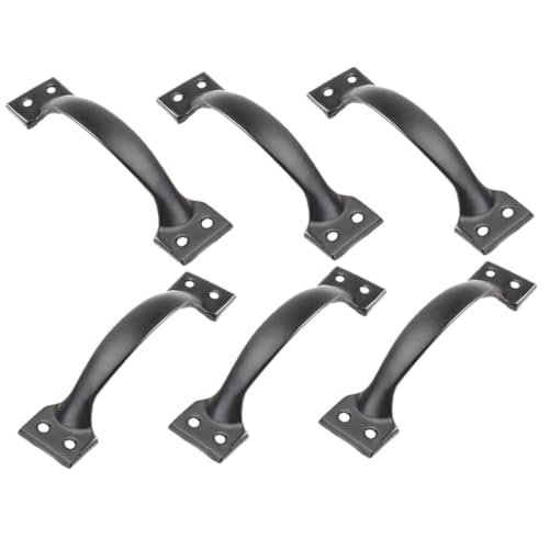 GALPADA 6 Stück Teiliges Vintage Möbelgriff Schwarz Bogenförmiger Schrankgriff Retro Türgriff für Kleiderschränke Kommoden Möbel Zubehör GALPADA 6 Stück Teiliges Vintage Möbelgriff Schwarz Bogenförmiger Schrankgriff Retro Türgriff für Kleiderschränke Kommoden Möbel Zubehör von GALPADA