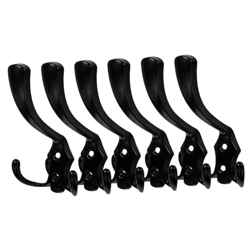 GALPADA 6 Stück Teiliges Vintage Wandhaken aus Robustem Zinklegierung Retro Garderobenhaken mit Glatter Oberfläche Stilvoller Kleider und Schlüsselhalter für Flur Bad und Wohnbereich GALPADA 6 Stück Teiliges Vintage Wandhaken aus Robustem Zinklegierung Retro Garderobenhaken mit Glatter Oberfläche Stilvoller Kleider und Schlüsselhalter für Flur Bad und Wohnbereich von GALPADA