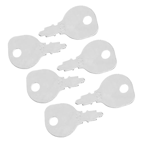 GALPADA 6 Stück Zündschlüssel Ersatz für Traktor und Rasenmäher Kompatibel mit Kubota Zuverlässiger Anlasserschlüssel für Landwirtschaftliche Maschinen und Passend von GALPADA