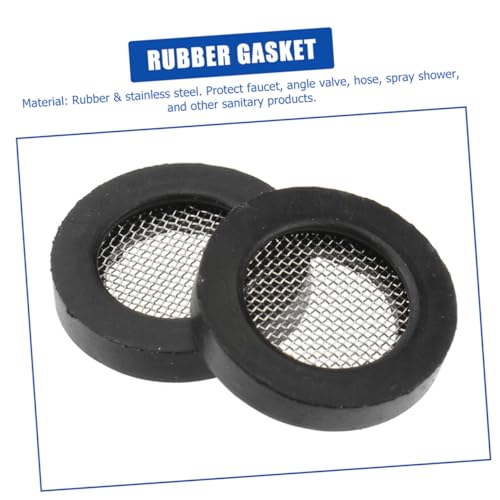 GALPADA 60 Stück Waschmaschinen Schlauchfilter mit Sieb Edelstahl Wellrohr Dichtung Flexibel Vibrationsdämpfend Langlebig für Waschmaschinen Reparaturset von GALPADA