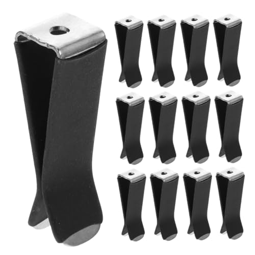 GALPADA 60Stücke Luftauslass Clip für Auto Klimaanlage Stilvolle Schwarze Clips mit Geschwungenem Design für Lüftungsschlitze Langlebig und von GALPADA