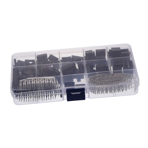 GALPADA 610 Stück Teiliges Steckverbinder mit Jumper Kabel und Anschlussklemmen für Pcb DIY Elektronikprototypen Kompatibel mit Entwicklungsboards und Haushaltsgeräten GALPADA 610 Stück Teiliges Steckverbinder mit Jumper Kabel und Anschlussklemmen für Pcb DIY Elektronikprototypen Kompatibel mit Entwicklungsboards und Haushaltsgeräten von GALPADA