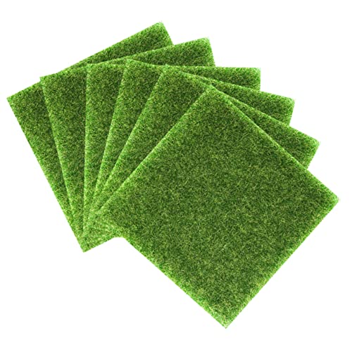 GALPADA 6Stücke Teiliges Künstlicher Moosrasen Dekorative Grasflächen für Miniaturgärten DIY für Hochzeiten Partys und Kreative Projekte von GALPADA