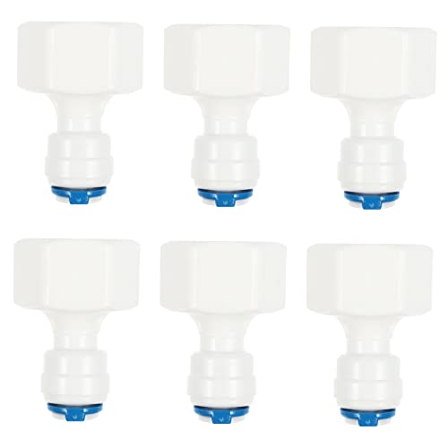 GALPADA 6Stücke Wasserfilter Adapter für Wasserleitungsanpassungen Einfach zu Installierender für Wasserreinigungssysteme von GALPADA