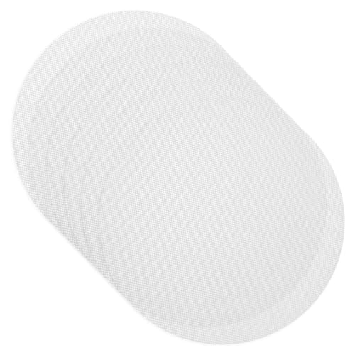 GALPADA 6Stücke Wiederverwendbare Antihaft Pads Runder Form Durchmesser für Dim Sum Gedämpfte Brötchen Hochtemperaturbeständig von GALPADA