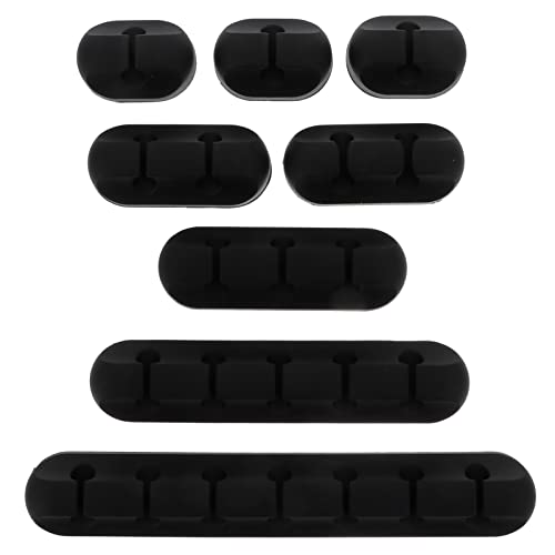 GALPADA 8 Stück Kabelhalter Clips Teiliges Set Selbstklebende Kabelorganizer für Schreibtisch zur Ordnung von Daten USB und Netzwerkkabeln für Zuhause und Büro GALPADA 8 Stück Kabelhalter Clips Teiliges Set Selbstklebende Kabelorganizer für Schreibtisch zur Ordnung von Daten USB und Netzwerkkabeln für Zuhause und Büro von GALPADA