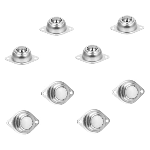 GALPADA 8 Stück Teiliges Carbonstahl Nylon Transfer ball lenkräder für Möbel und Transport Langlebig Praktisch Geeignet für Schränke Betten Tische und Kleine Möbelstücke von GALPADA