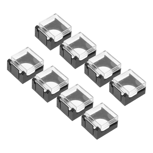 GALPADA 8 Stück Teiliges Push Button Cover für Waschmaschine und Geschirrspüler Staubdichter Kunststoff Tastenschutz Fehlbedienung Schutz vor Versehentlichem Ausschalten Einfache Montage von GALPADA