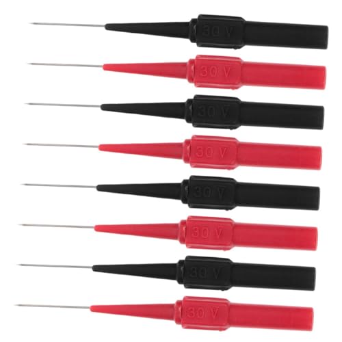 GALPADA 8 Stück Teiliges Set Testsonden mit Spitze Präzise Prüfspitzen für Multimeter Geeignet für Bananenstecker und Vielseitige Elektrische Tests GALPADA 8 Stück Teiliges Set Testsonden mit Spitze Präzise Prüfspitzen für Multimeter Geeignet für Bananenstecker und Vielseitige Elektrische Tests von GALPADA