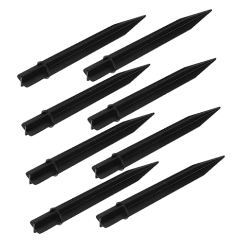 GALPADA 8 Stück Teiliges Solarbetriebene Kunststoff erdspieße für Gartenleuchten Wetterfeste Bodenhalterungen für Wiese Schnee Sand und Schlamm Einfache Installation Langlebige von GALPADA