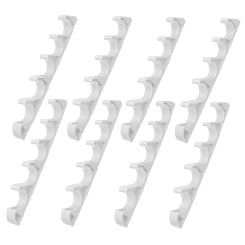 GALPADA 8 Stück Teiliges Verstellbare Klappstuhl Befestigungsclips aus Nylon Fünfzahn Gurtverbinder für Outdoor Gartenmöbel Campingstuhl und Patio Liegestuhl Ersatzteile von GALPADA