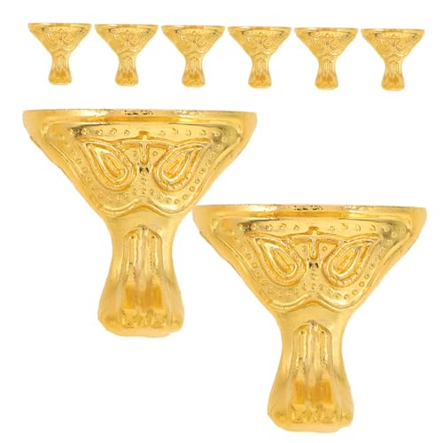 GALPADA 8 Stück Teiliges Vintage Möbelstützfüße und Eckschutz aus Zinklegierung Kleine Retro Metallbeine für Schmuck- Aufbewahrungsboxen Stabilisierend und Einfach zu Montieren GALPADA 8 Stück Teiliges Vintage Möbelstützfüße und Eckschutz aus Zinklegierung Kleine Retro Metallbeine für Schmuck- Aufbewahrungsboxen Stabilisierend und Einfach zu Montieren von GALPADA