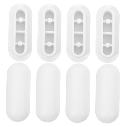 GALPADA 8 Stück Teiliges Wc Sitz Selbstklebend Toilette Klodeckel Gummipuffer Stoßfeste Ersatz Toilet Seat Stoppers für Badezimmer Langlebige Stilvolle Klobrille Auflagepads von GALPADA