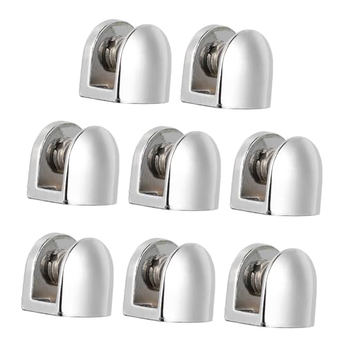 GALPADA 8 Stück Zinklegierung Glashalter Verstellbare Halterung für Dicke Glasplatten Hitzebeständig Robust Geeignet für Badezimmer Weinschrank und Vitrinen GALPADA 8 Stück Zinklegierung Glashalter Verstellbare Halterung für Dicke Glasplatten Hitzebeständig Robust Geeignet für Badezimmer Weinschrank und Vitrinen von GALPADA