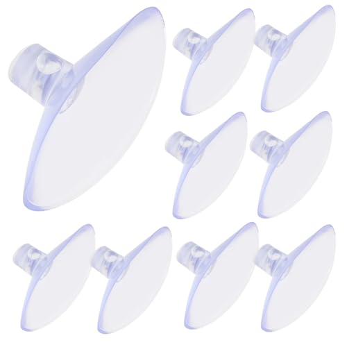 GALPADA 80 Stück Kleine Transparente Saugnäpfe PVC Starke Haftung Doppelseitig Rutschfest Vielseitig für Bad Auto und Dekoration Einfache Montage Fliesen Glatten Oberflächen von GALPADA