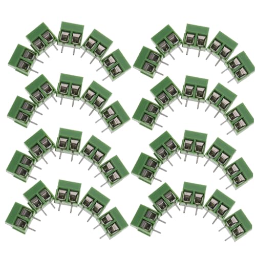 GALPADA 80 Stück Schraubklemmen Polig Rastermaß Robuste Leiterplatten Steckverbinder für DIY Pcb Power und LCD Module Langlebige Kompakte Schraubanschlussklemmen GALPADA 80 Stück Schraubklemmen Polig Rastermaß Robuste Leiterplatten Steckverbinder für DIY Pcb Power und LCD Module Langlebige Kompakte Schraubanschlussklemmen von GALPADA