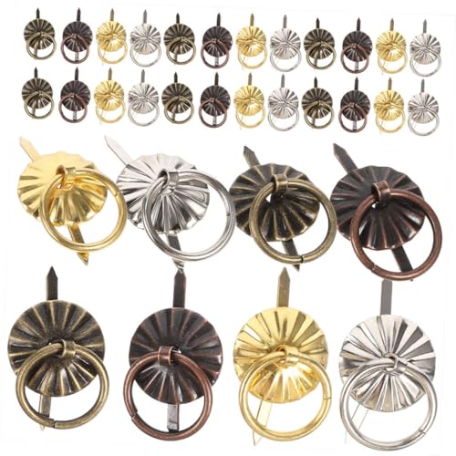 GALPADA 80 Stück Vintage Mini Schubladengriffe aus Robustem Eisen Runde Retro Möbelringe Vielseitig für Schränke Kommoden Kleiderschränke Schmuckkästchen Heimdekor und DIY Projekte GALPADA 80 Stück Vintage Mini Schubladengriffe aus Robustem Eisen Runde Retro Möbelringe Vielseitig für Schränke Kommoden Kleiderschränke Schmuckkästchen Heimdekor und DIY Projekte von GALPADA
