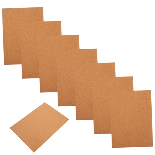 GALPADA 8stücke Selbstklebende Korkplatten Zum Basteln Rechteckige Korkfliesen Für Diy-pinnwände Untersetzer Wanddekoration Heimbüro-dekoration Schulnachrichtenbrett Schalldämmung Und von GALPADA