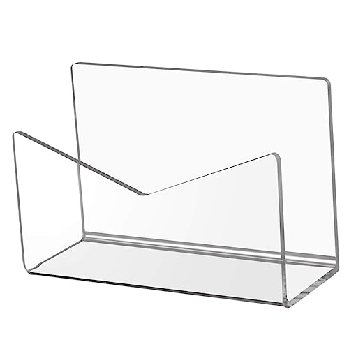 GALPADA Acryl Briefhalter Transparente Ablage für Briefe Dokumente und Visitenkarten Stabiler und Eleganter Aufbewahrungsrack für Büro Zuhause und Schule GALPADA Acryl Briefhalter Transparente Ablage für Briefe Dokumente und Visitenkarten Stabiler und Eleganter Aufbewahrungsrack für Büro Zuhause und Schule von GALPADA
