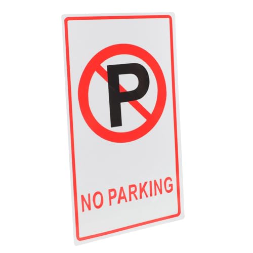 GALPADA Aluminium Verbotsschild No Parking Warnschild Wetterfest Robust für Privatgrundstück Einfahrt von GALPADA