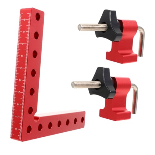 GALPADA Aluminium Winkelspanner Eckklemme Rechtwinkliger Clip für Holzarbeiten Möbelbau Bilderrahmen Montage GALPADA Aluminium Winkelspanner Eckklemme Rechtwinkliger Clip für Holzarbeiten Möbelbau Bilderrahmen Montage von GALPADA