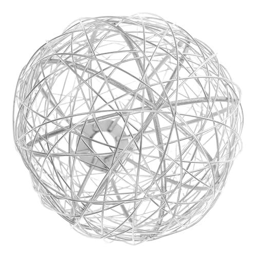GALPADA Aluminium drahtkugel Lampenschirm Steckfassung Rund Eisenkäfig Leuchtenschirm Vintage Ersatzschirm für Hängende Pendelleuchte Wohnzimmer Schlafzimmer GALPADA Aluminium drahtkugel Lampenschirm Steckfassung Rund Eisenkäfig Leuchtenschirm Vintage Ersatzschirm für Hängende Pendelleuchte Wohnzimmer Schlafzimmer von GALPADA
