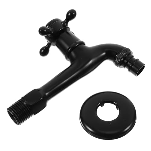 GALPADA Antike Wandmontage Wasserhahn aus Reinem Messing Retro Kaltwasserhahn für Waschmaschine und Spüle Robust Langlebig Einfache Bedienung Vielseitig für Küche und Bad Geeignet von GALPADA