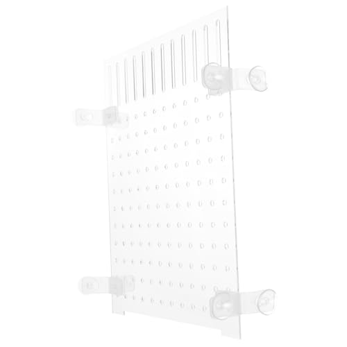 GALPADA Aquarium Trennwand mit Saugnäpfen Transparentes Isolationsbrett mit Mehrloch Design für Bessere Wasserzirkulation Schützt Fische durch Sichere Abtrennung und Erhöht Überlebensrate von GALPADA